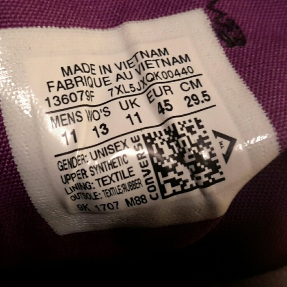 Women converse black sequin size 13 NWOT - Picture 4 of 4